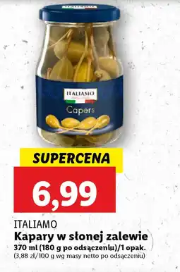 Lidl ITALIAMO Kapary w słonej zalewie oferta