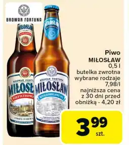 Carrefour Piwo Miłosław oferta