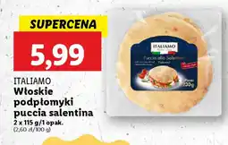 Lidl ITALIAMO Włoskie podpłomyki puccia salentina oferta