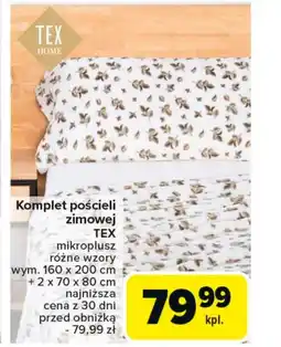 Carrefour Market Komplet pościeli TEX oferta