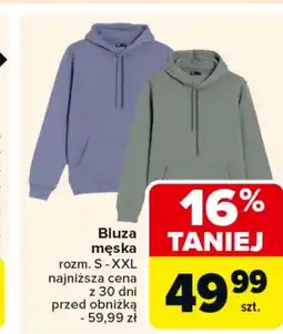 Carrefour Market Bluza męska S! oferta