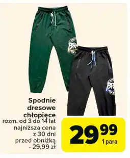 Carrefour Market Spodnie dresowe oferta