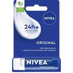 dm drogerie markt Nivea Original Care Pielęgnująca ochronna pomadka do ust 5,5 ml oferta