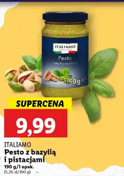 Lidl ITALIAMO Pesto z bazylią i pistacjami oferta