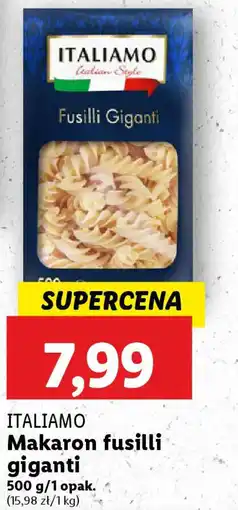 Lidl ITALIAMO Makaron fusilli giganti oferta