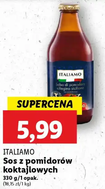 Lidl ITALIAMO Sos z pomidorów koktajlowych oferta