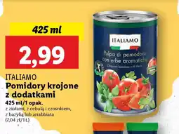 Lidl ITALIAMO Pomidory krojone z dodatkami oferta