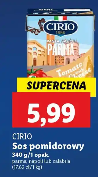 Lidl CIRIO Sos pomidorowy oferta