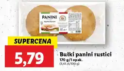 Lidl Bułki panini rustici oferta