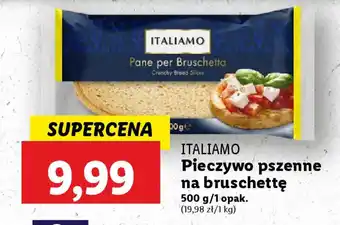 Lidl Italiamo pieczywo pszenne na bruschettę 500 g/1 opak. (19,98 zł/1 kg) oferta