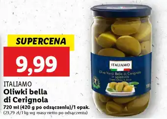 Lidl ITALIAMO Oliwki bella di Cerignola oferta