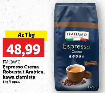 Lidl ITALIAMO Espresso kawa ziarnista oferta