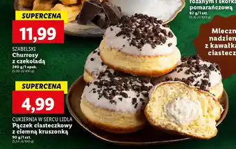 Lidl Pączek ciasteczkowy z ciemną kruszonką oferta