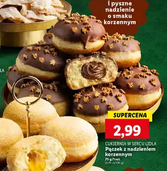 Lidl Pączek z nadzieniem korzennym oferta