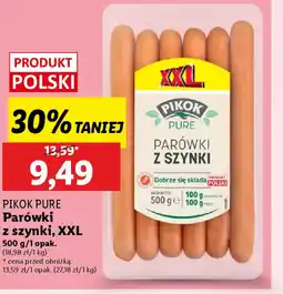 Lidl PIKOK PURE Parówki z szynki, XXL oferta