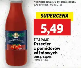 Lidl Przecier z pomidorów wiśniowych Italiamo oferta