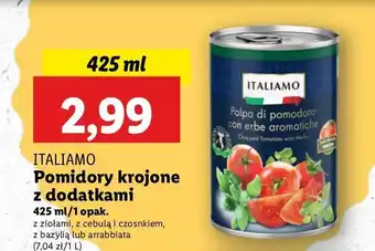 Lidl Pomidory krojone arrabiatta Italiamo oferta