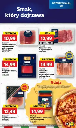 Lidl Szynka prosciutto di parma Italiamo oferta