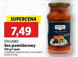 Lidl Sos sugo al tonno z tuńczykiem Italiamo oferta