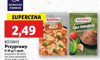 Lidl Zioła toskańskie Kotanyi oferta