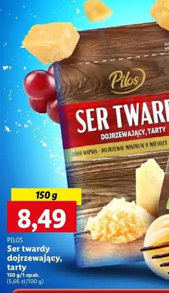 Lidl Ser twardy tarty Pilos oferta