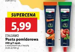 Lidl Pasta pomidorowa z warzywami Italiamo oferta