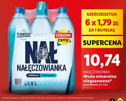 Lidl Woda niegazowana Nałęczowianka oferta