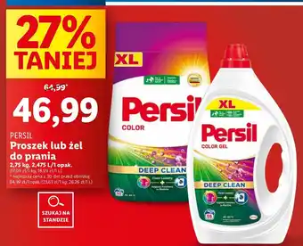 Lidl Żel do prania deep clean Persil Color Gel oferta