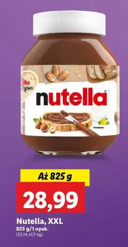 Lidl Krem czekoladowo-orzechowy Nutella oferta