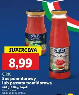 Lidl Passata Cirio oferta