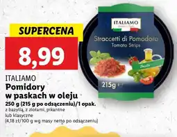 Lidl Pomidory siekane z ziołami Italiamo oferta