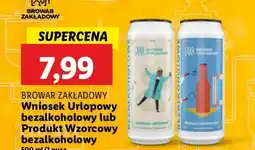 Lidl Piwo Browar Zakładowy Produkt Wzorcowy oferta