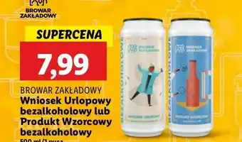 Lidl Piwo Browar Zakładowy Produkt Wzorcowy oferta