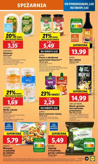 Lidl Hummus klasyczny Vemondo oferta