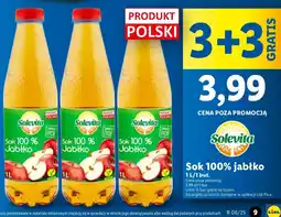 Lidl Sok jabłkowy 100 % Solevita oferta