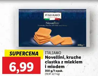 Lidl Ciastka śmietankowe z miodem Italiamo oferta