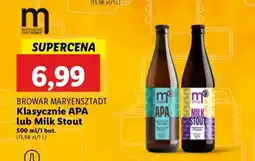 Lidl Piwo Apa oferta