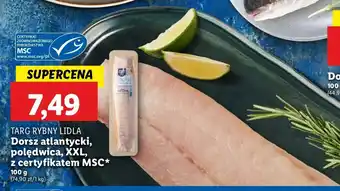 Lidl Dorsz atlantycki polędwica Targ Rybny Lidla oferta