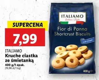 Lidl Ciastka kruche śmietankowe Italiamo oferta