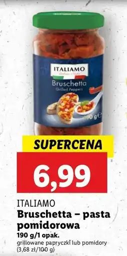 Lidl Bruschetta z grillowanej papryki Italiamo oferta