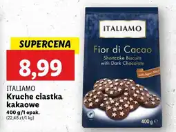 Lidl Ciastka kruche z kakao Italiamo oferta