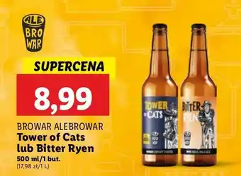 Lidl Piwo bitter ryen Alebrowar oferta