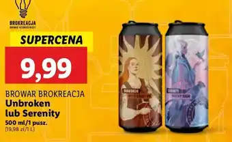 Lidl Piwo Serenity oferta