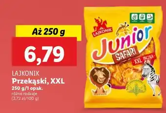 Lidl Krakersy Lajkonik Junior Safari oferta