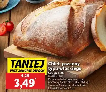 Lidl Chleb typu włoskiego oferta