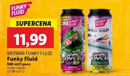 Lidl Piwo Browar Funky Fluid Game Over Telemark oferta