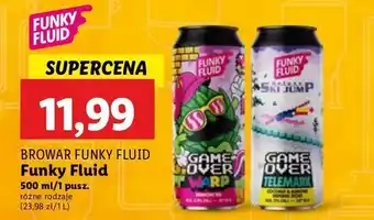 Lidl Piwo Browar Funky Fluid Game Over Telemark oferta