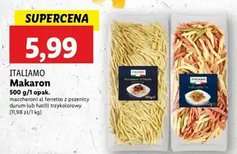 Lidl Makaron fusilli pugliesi tris Italiamo oferta