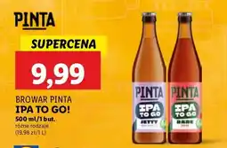 Lidl Piwo rare Pinta Ipa To Go oferta