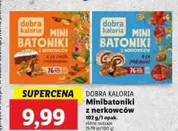 Lidl Mini batoniki z nerkowców a'la ciasto marchewkowe Dobra Kaloria oferta